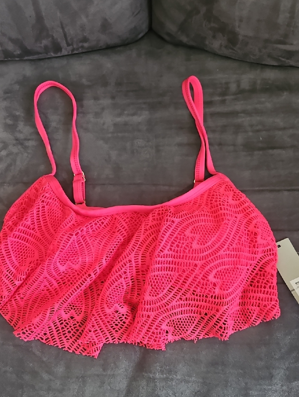 Apt 9 Hot Pink Bathing Suit Top
